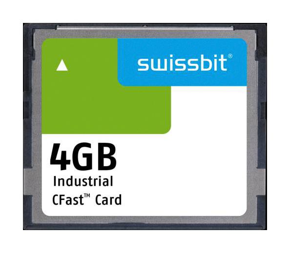 Swissbit Sfca004Gh1Ao4To-I-Da-216-Std Cfast Flash Memory Card, 4Gb