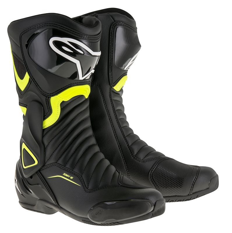 Alpinestars SMX-6 V2 Black Yellow Fluo Size 40