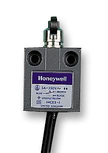 Honeywell 14Ce3-1 Switch, Limit, Top Roller, Plunger