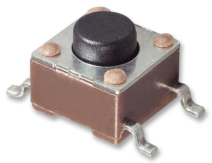 Alcoswitch / Te Connectivity 1977223-4 Tactile Switch, 0.05A, 24Vdc, 160Gf, Smd