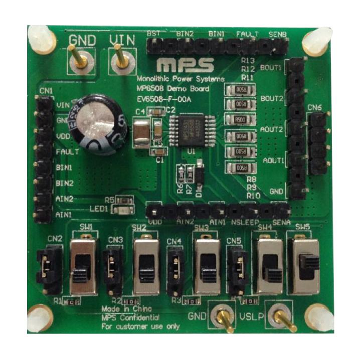 Monolithic Power Systems (Mps) Ev6508-F-00A Eval Board, Bipolar Stepper Motor Driver