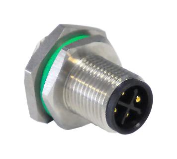 Bulgin Pxmbni12Fpf17Aflm16001. Sensor Cord, 17P M12 Rcpt-Free End, 3.9