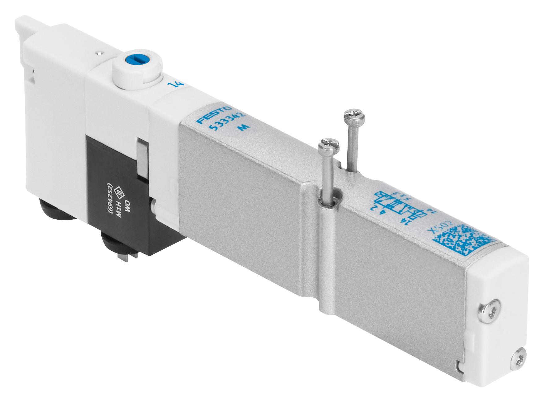 Festo 533342 Air Solenoid Valve, 10Bar, 5/2 Way