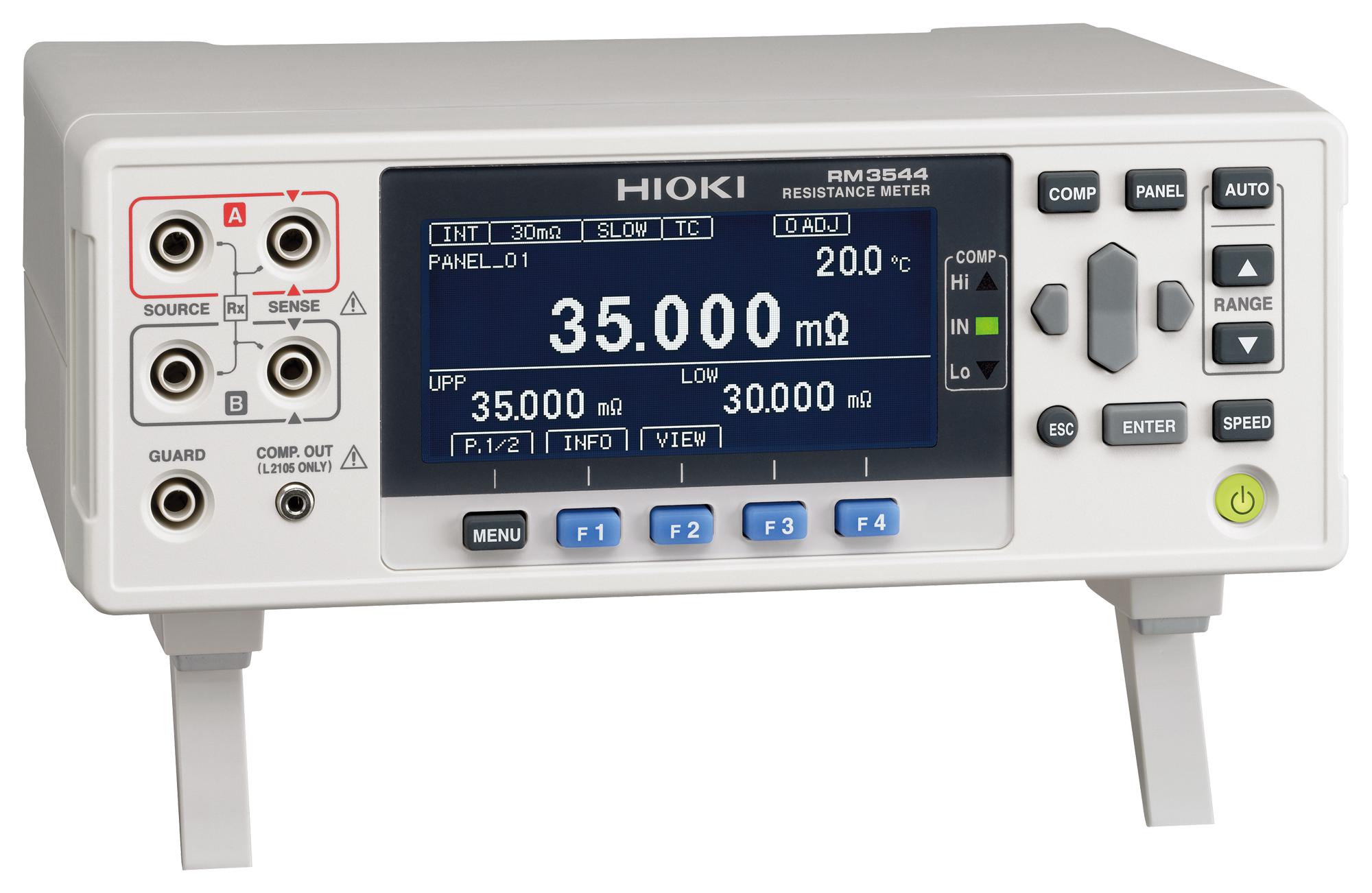 Hioki Rm3544 Resistance Meter, 0.02%, 3.5M Ohm