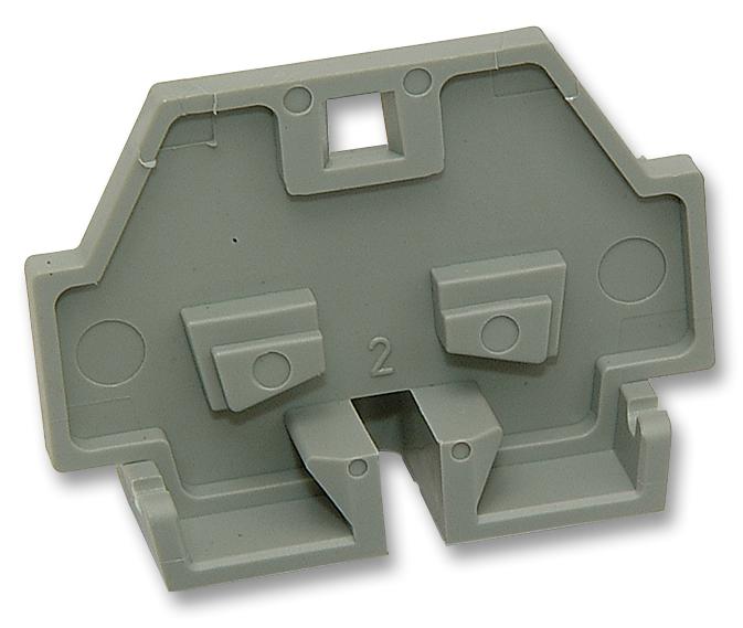 WAGO 262-361 End Plate, Grey