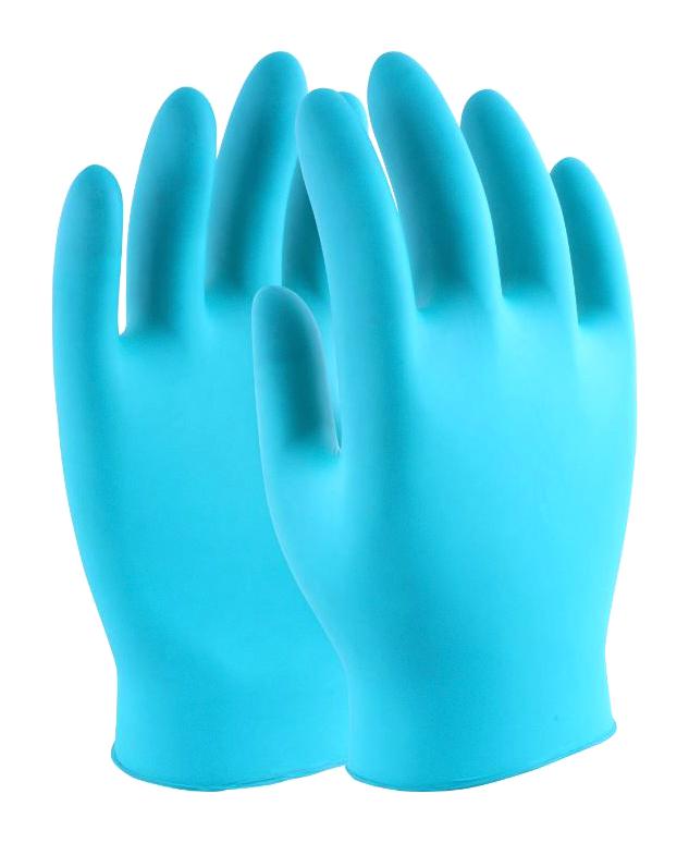 Uci G/dgnf/ver(E)/l Gloves, NItrile, Green, Large