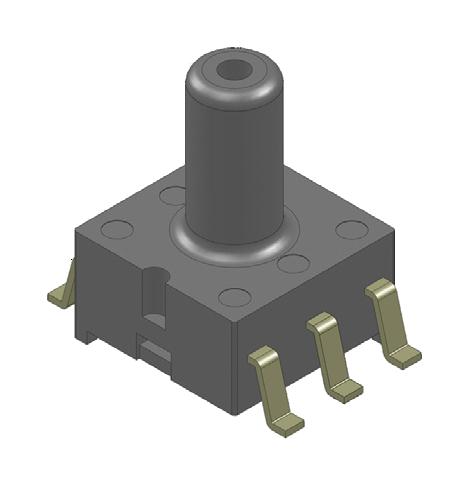 Amphenol All Sensors Dlc-L10G-U2 Pressure Sensor, 10In-H2O, Gauge, I2C