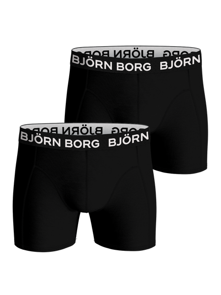 Björn Borg Bamboo Cotton Blend Boxer 2-pack Black, L