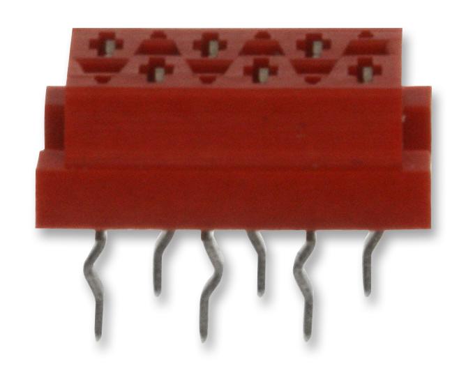 Amp Connectors / Te Connectivity 1-215079-6 Connector, 16Way, Vertical, 1.27