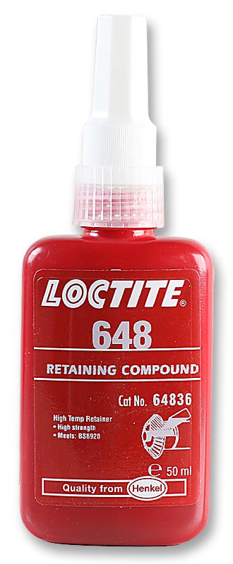 Loctite 648, 50Ml Adhesive, Loctite, 648, 50Ml