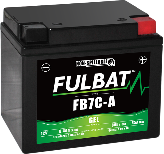 Fulbat FB7C-A Gel Motorcycle Battery Size