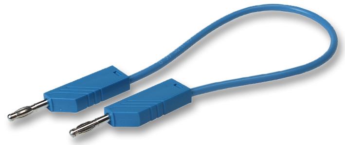 Hirschmann Test And Measurement 934093102 Test Lead, Blue, 1.5M, 60V, 16A