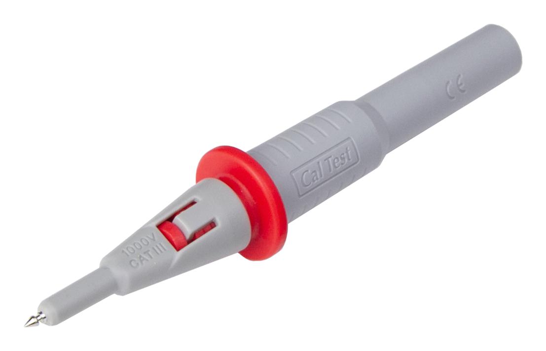 Cal Test Electronics Ct4299-2 Fused Probe W/locking Tip Cover, Red