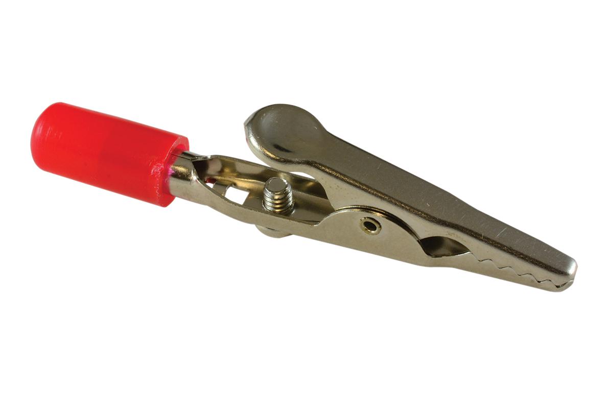 Hoffman Products T115Sr Alligator Clip, 0.32In, Red, 10A