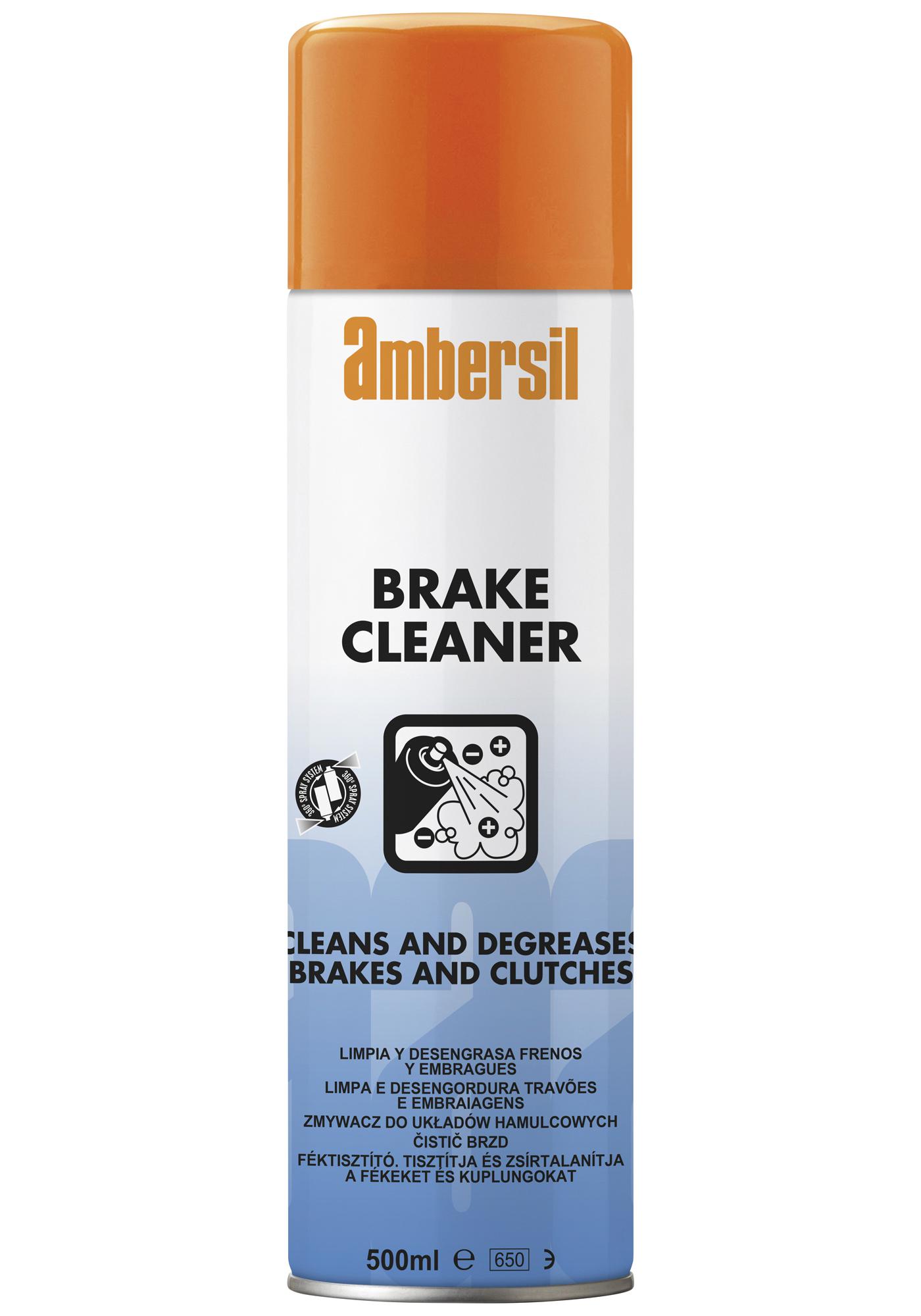 Ambersil Brake Cleaner, 500Ml Cleaner, Aerosol, 500Ml