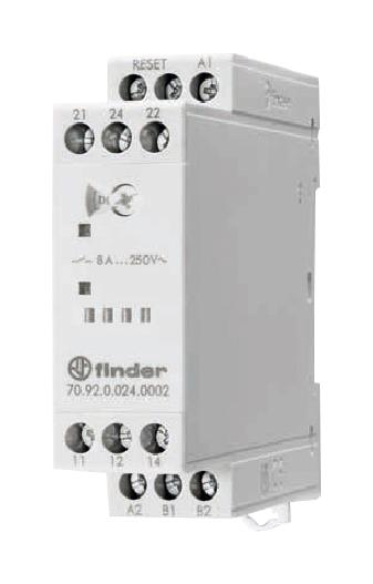 Finder Relays Relays 70.92.0.024.0002 Thermistor Relay, Dpdt, 8A, 400Vac