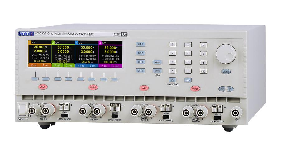 Aim-Tti Instruments Mx100Qp S2 Dc Power Supply, Prog, 4O/p, 70V, 6A