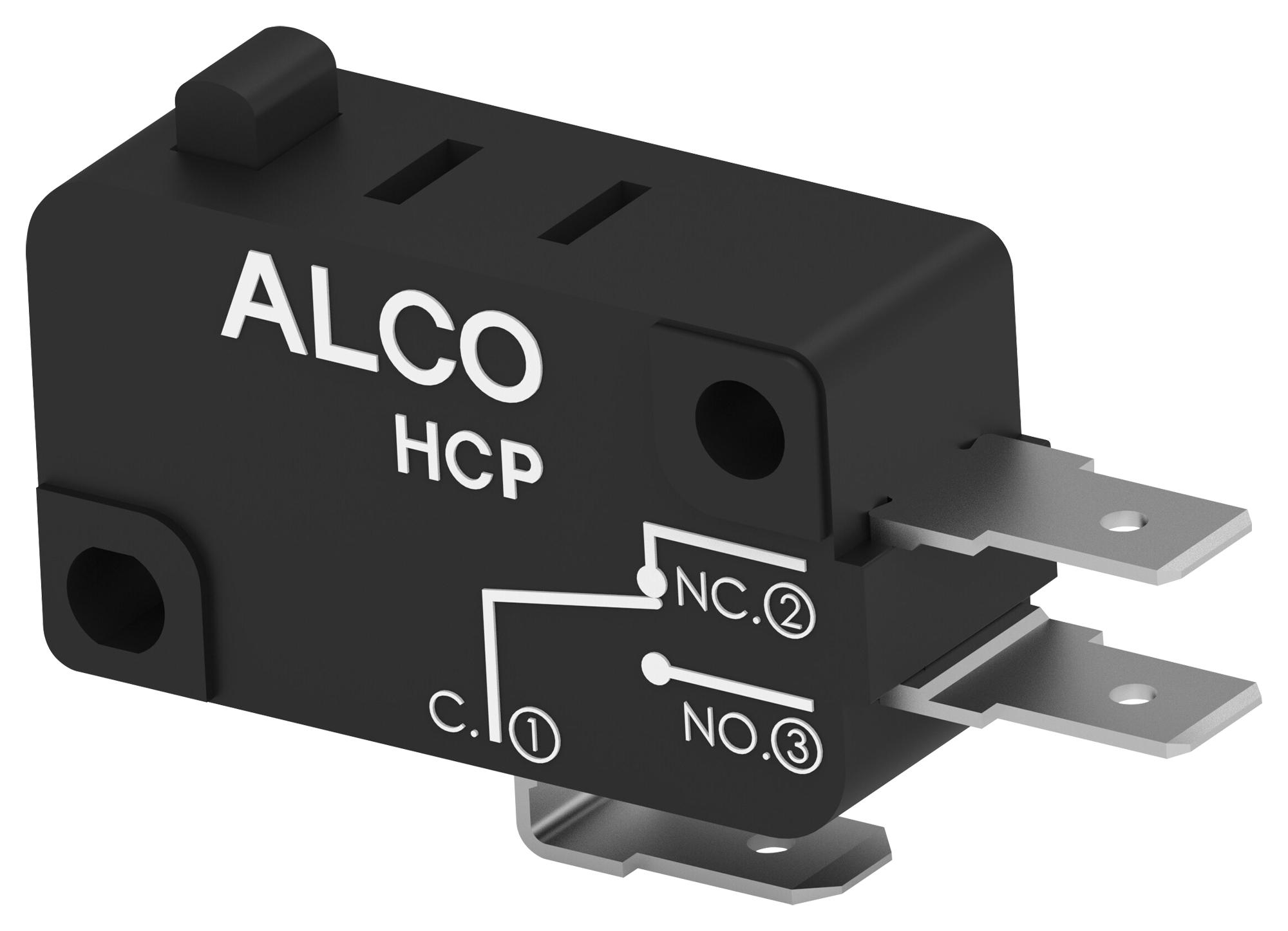 Alcoswitch / Te Connectivity Hcp10Dtd0L04 Microswitch, Spdt, 10A, 250Vac