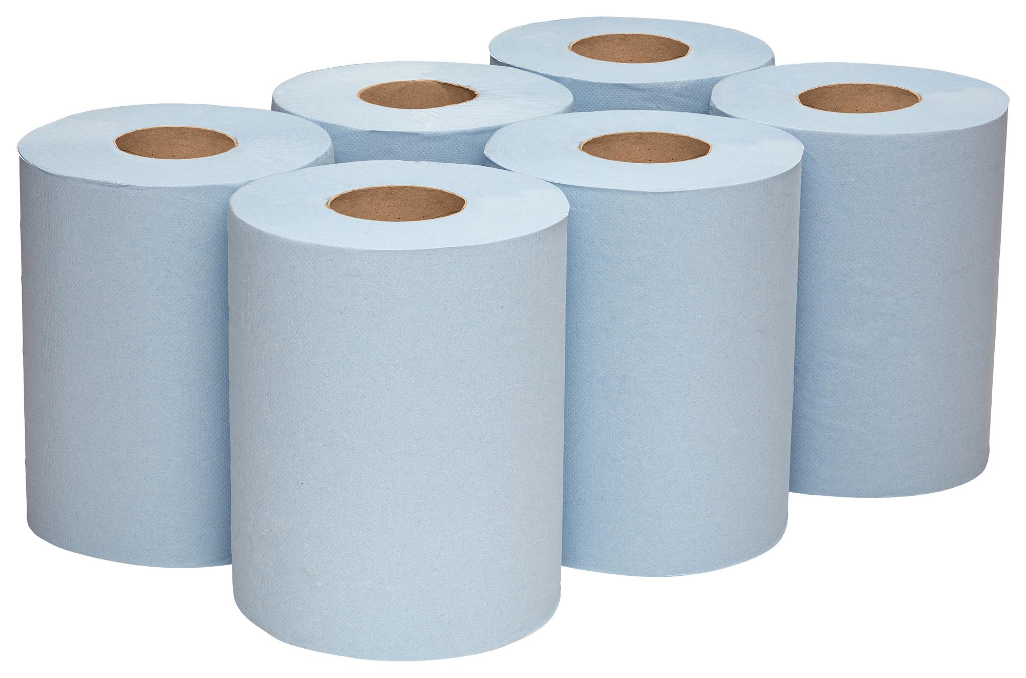 Kimberly Clark 6223 Paper Wipe, 380mm X 183mm, Emboss, Blue