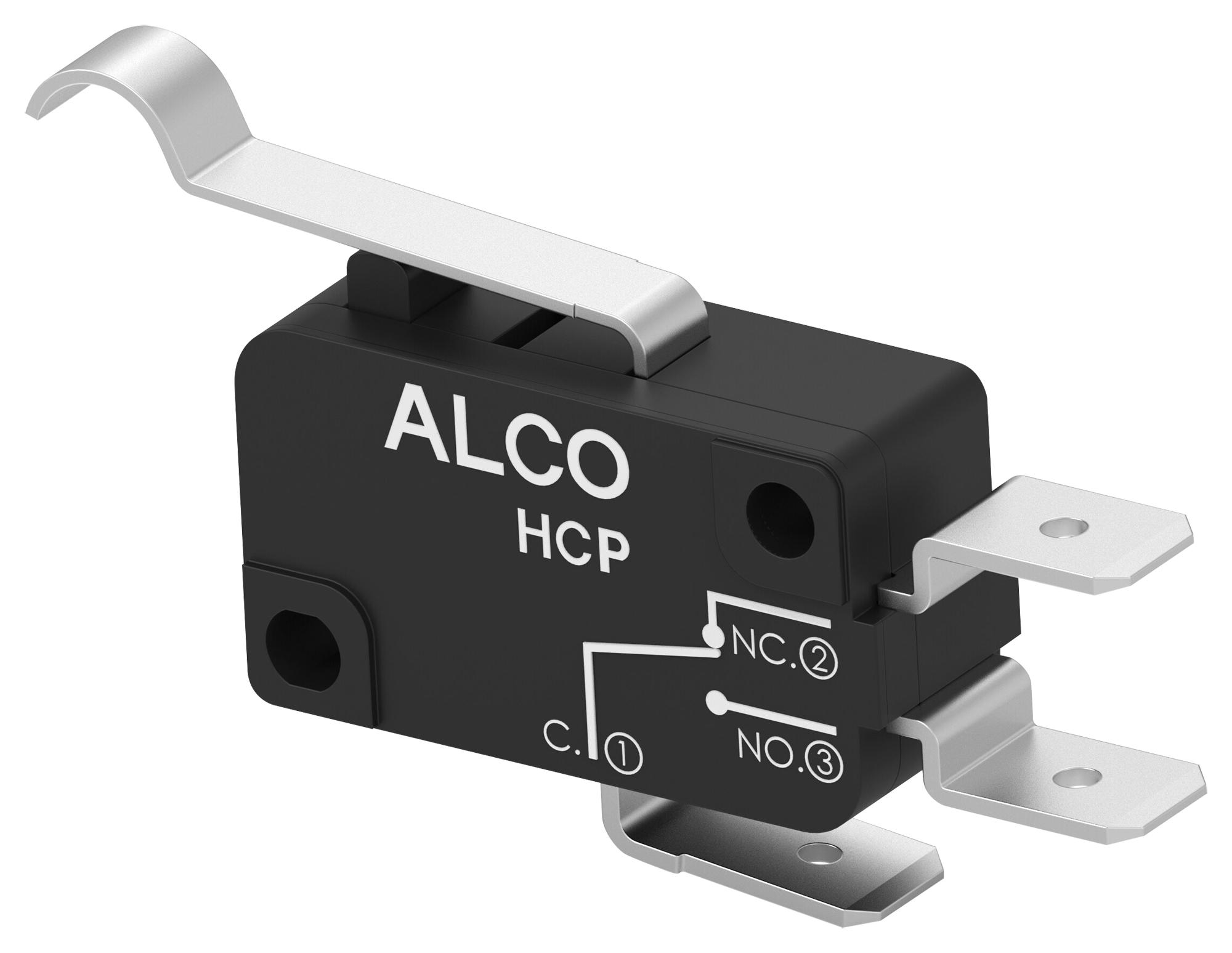 Alcoswitch / Te Connectivity Hcp10Dte4L04. Microswitch, Spdt, 10A, 250Vac