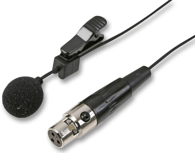 Pulse Mic-500X3 Black Microphone, Lavalier, 3P Mini Xlr