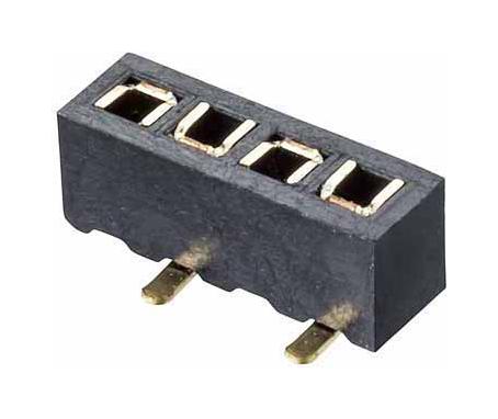 Harwin M50-3130445 Connector, Rcpt, 4Pos, 1Row, 1.27mm