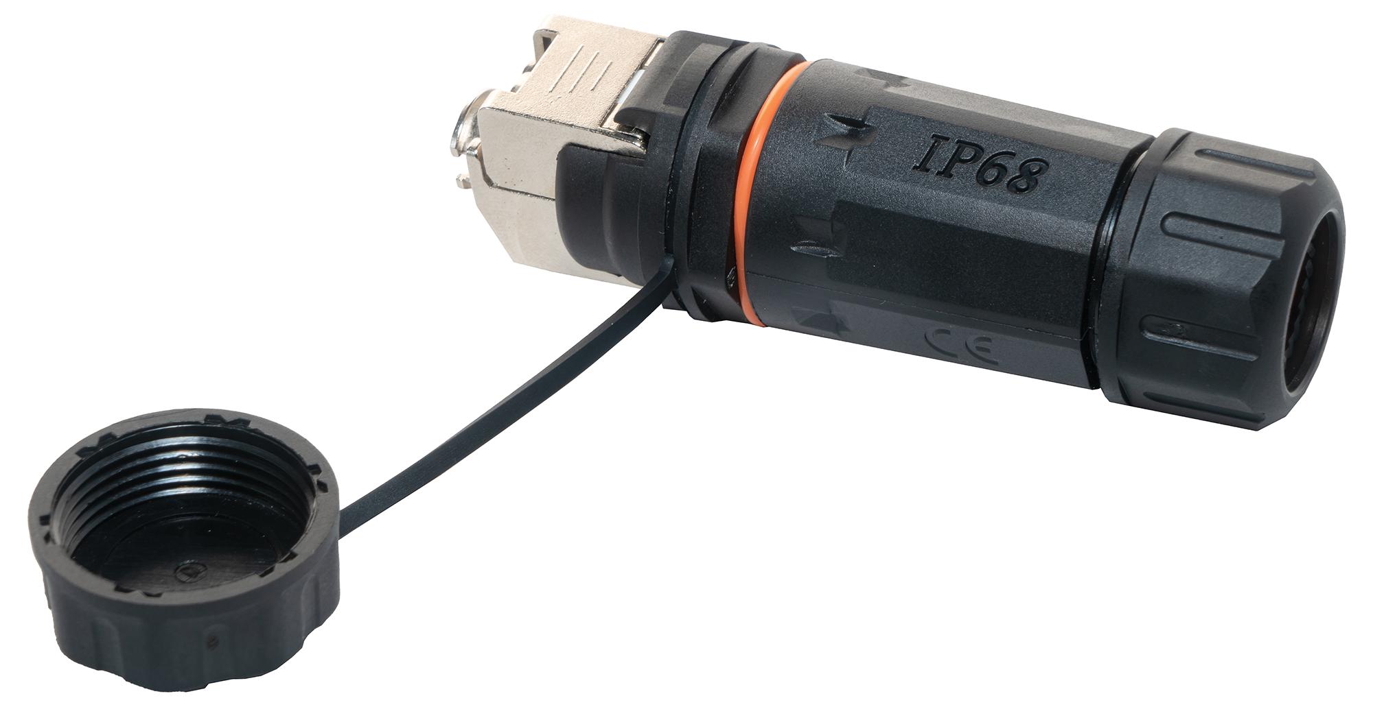 Tuk Wsgjk Rj45 Connector, Jack, 8P8C, 1Port, Cable