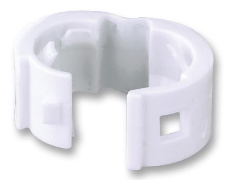 Panduit Pcbandwh-Q Cable Clip, Patch Cord, White, Pk25