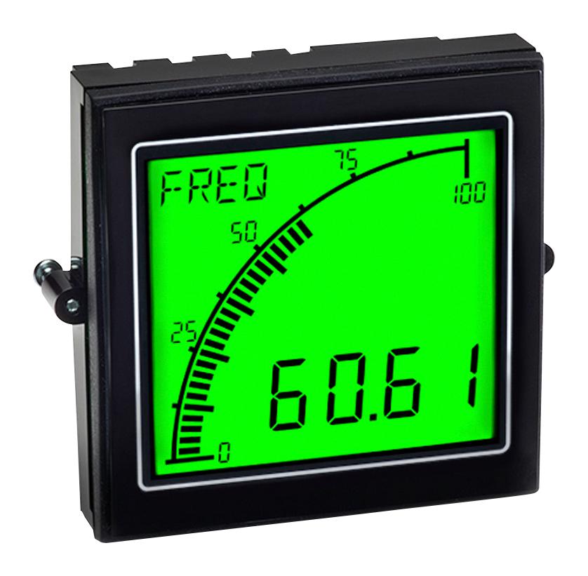 Trumeter Apm-Freq-Apo. Panel Meter, 4Digit, 24V, Positive Lcd