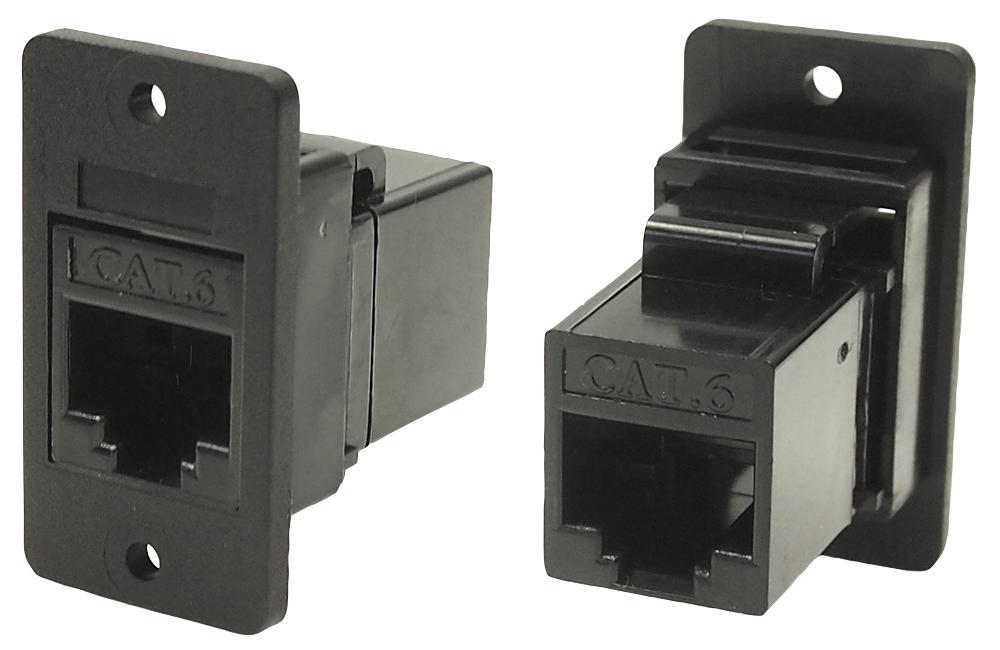 Cliff Electronic Components Cp30622X Modular Adapter, 8P Rj45 Jack-Rj45 Jack