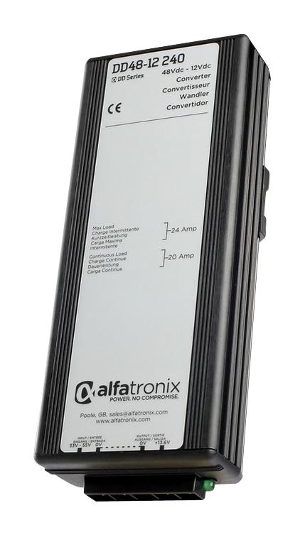 Alfatronix Dd 48-12 240 Dc-Dc Converter, 12V, 20A