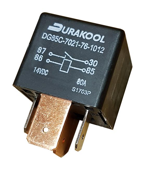 Durakool Dg85C-7021-96-1024-M1Dr Automotive Relay, Spst-No, 80A, 24Vdc