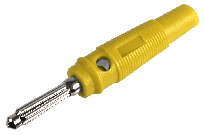 Multicomp 25.413.3 Plug, 4mm, Yellow