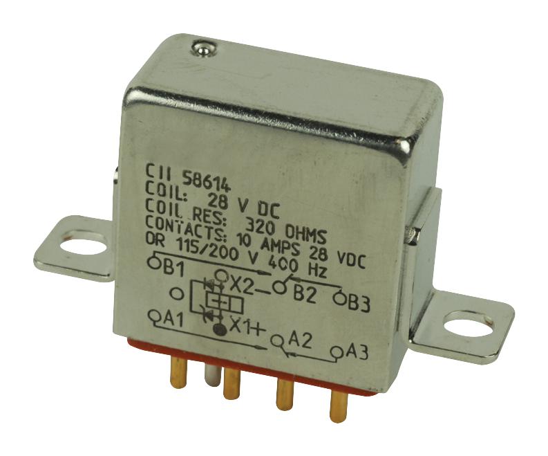 Cii / Te Connectivity Fca-210-1024M Power Relay, Dpdt, 28Vdc, Socket