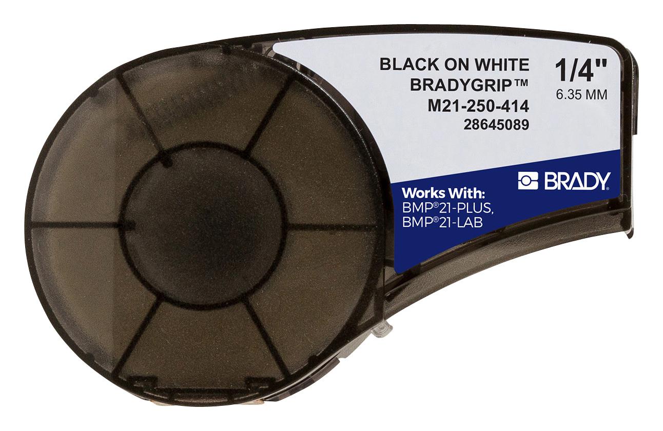 Brady M21-250-414 Label Tape, Pet, 0.25