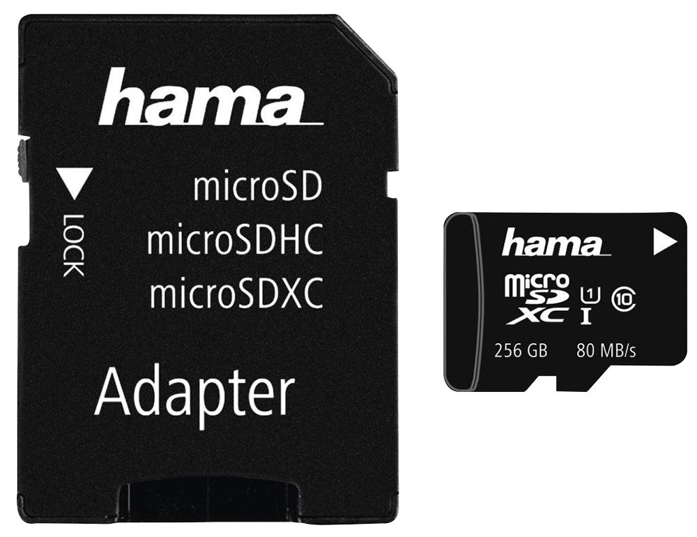 Hama 00124173 256Gb C10 Uhs-I Microsdhc, 80Mb/s