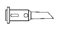 Portasol Sp.4.8G.f Chisel Tip, 4.8mm