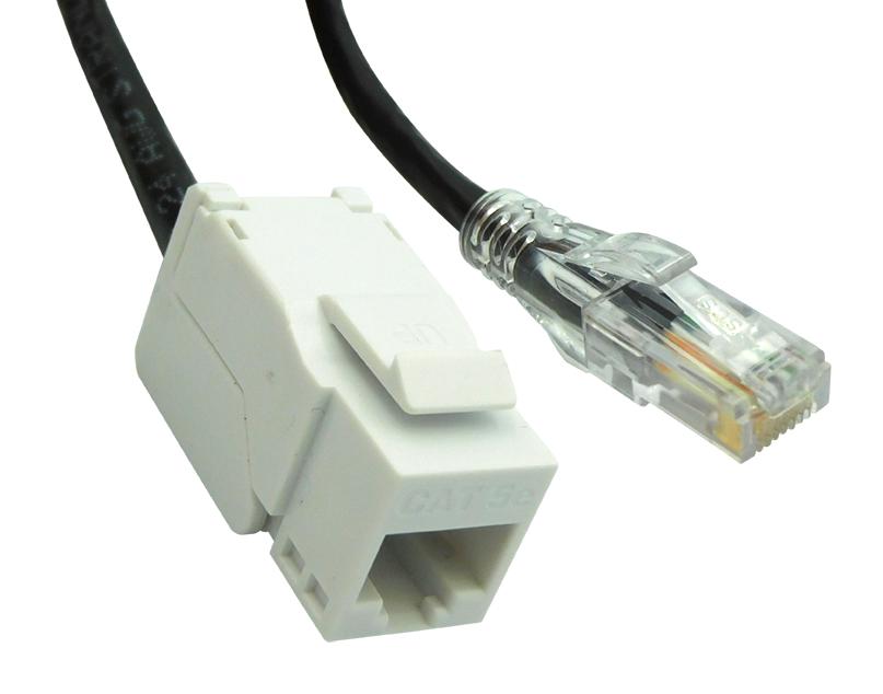 Bel Bm-5Ajpk001F Enet Cable, Cat5E, Rj45 Jack-Plug, 1Ft
