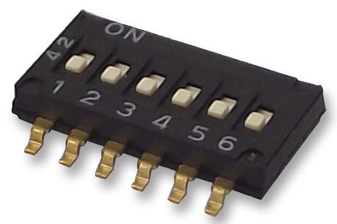 Omron A6H-6101 Switch, Dip, 1/2 Pitch, Smd