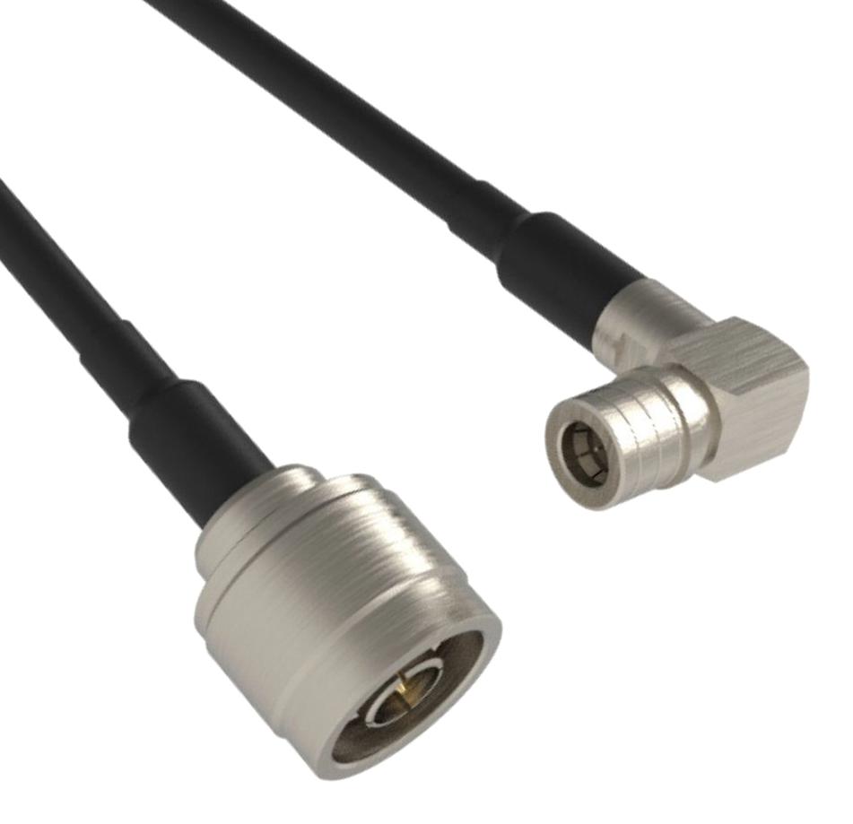 Amphenol RF 095-909-188M100 Rf Cable, N Plug-Ra Qma Plug, 3.3Ft