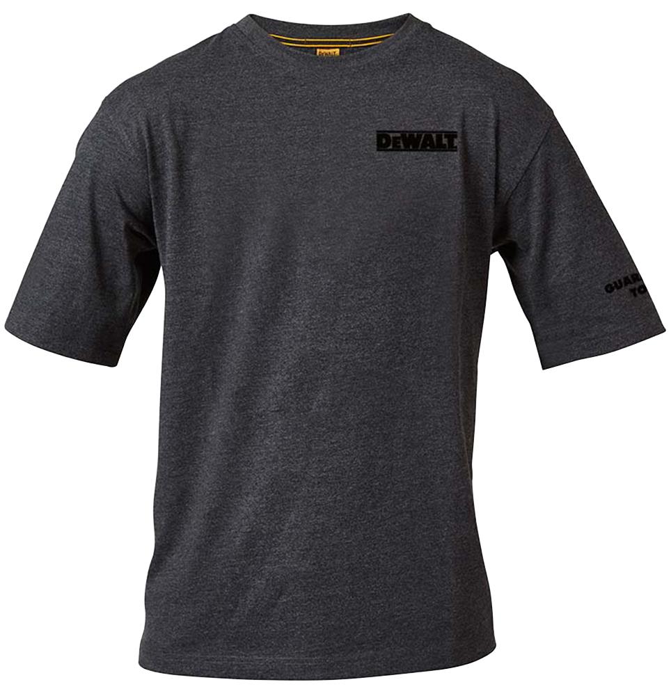 Dewalt Workwear Typhoon Xl Charcoal Grey Crew Neck T- Shirt Xl