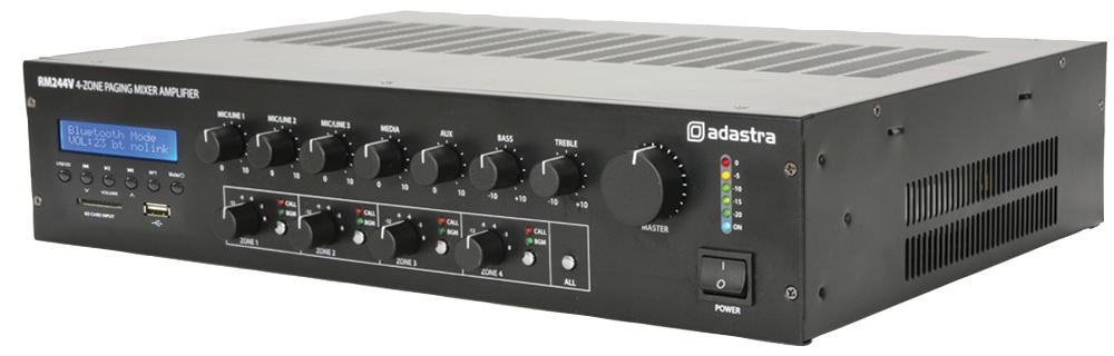 Adastra Rm244V. Mixer Amplifier, 4 Zone, Uk
