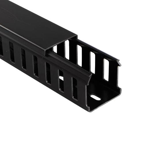 Betaduct 09070000Y Closed Slot Duct, Pvc, Blk, 75X50mm