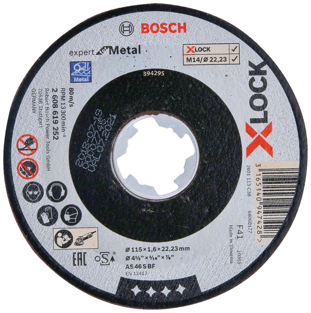 Bosch Professional (Blue) 2608619252 Grinding Disc, 80Mps, 22.23mm Bore