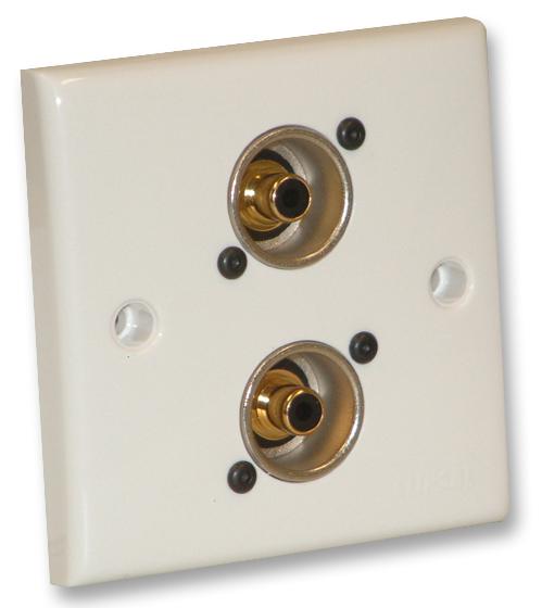 Eagle F267Zm Wall Plate, 2 X Phono Connector