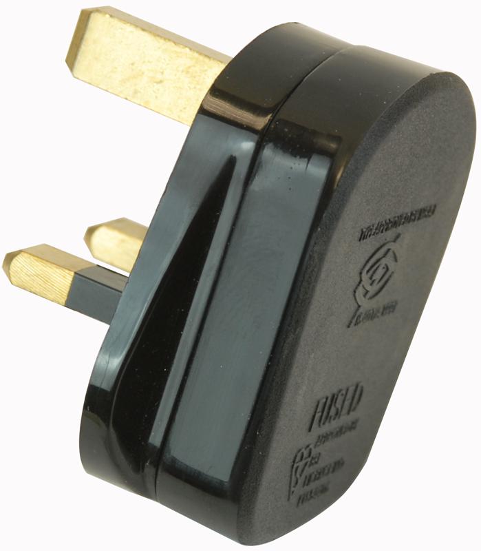 Pro Elec 9248 Blk 5A Uk Mains Plug, 240V, 13A, Blk