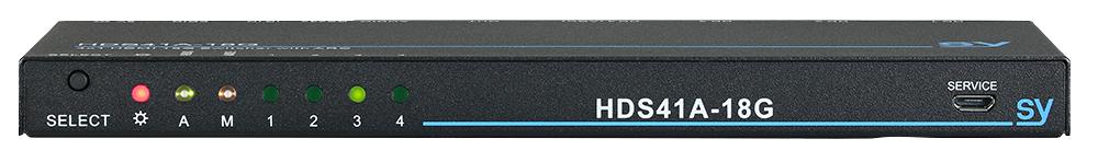 Sy Electronics Sy-Hds41A-18G 4K 18G Hdmi 2.0 4X1 Switcher With Arc