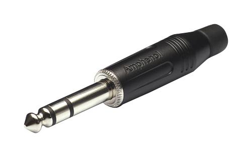 Amphenol Sine/tuchel Acps-Gb-Au Connector, Stereo Plug, 6.35mm, Cable