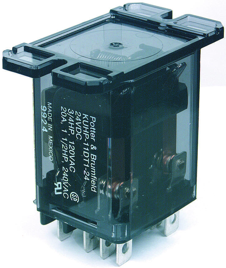 Potter & Brumfield Relays / Te Connectivity Kuhp-5Dt1-24 Relay, Spdt, 240Vac, 28Vdc, 30A