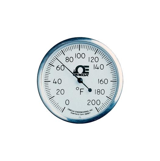 Omega A36P-0-200F-36 Thermometer, Compost, -18 To 93 Deg C